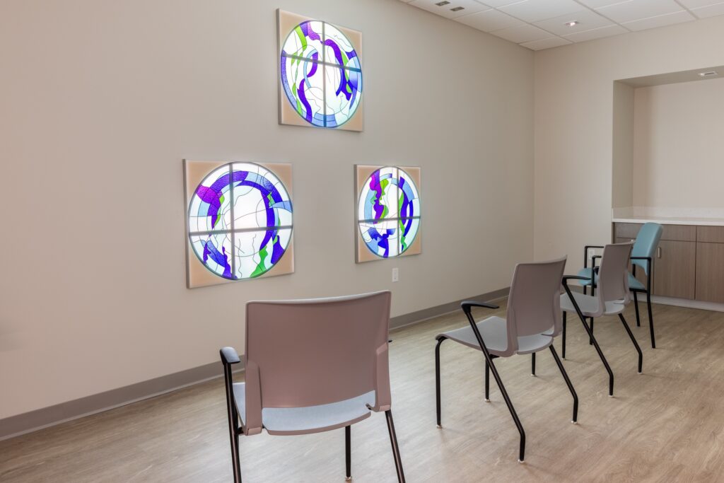 The chapel at Good Shepherd Rehabilitation Hospital